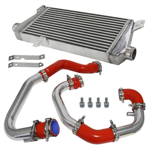 For Audi A4 1.8T Turbo B6 Quattro 2002-2006 Front Mount Intercooler+pipe Kit Red - Picture 2 of 10