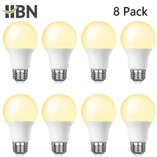 8 Pack A19 LED Light Bulbs, Energy Efficient 12W(100 Watt Equivalent), Daylight