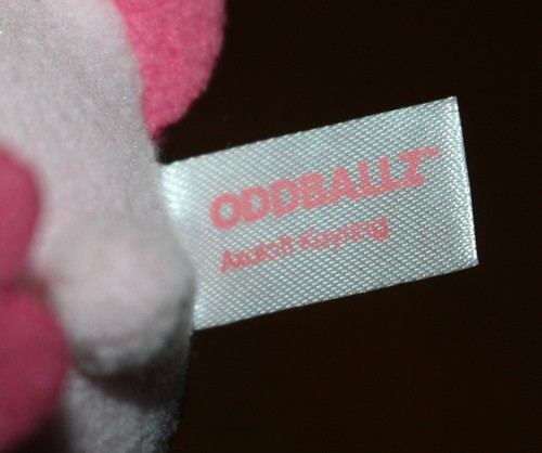 Nuevo con etiquetas Oddballz Axolotl 2,5 pulgadas felpa animal llavero 2017 mochila clip - Imagen 4 de 4