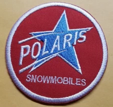 POLARIS Snowmobiles Embroidered Patch Great Hat Size approx 2.75"