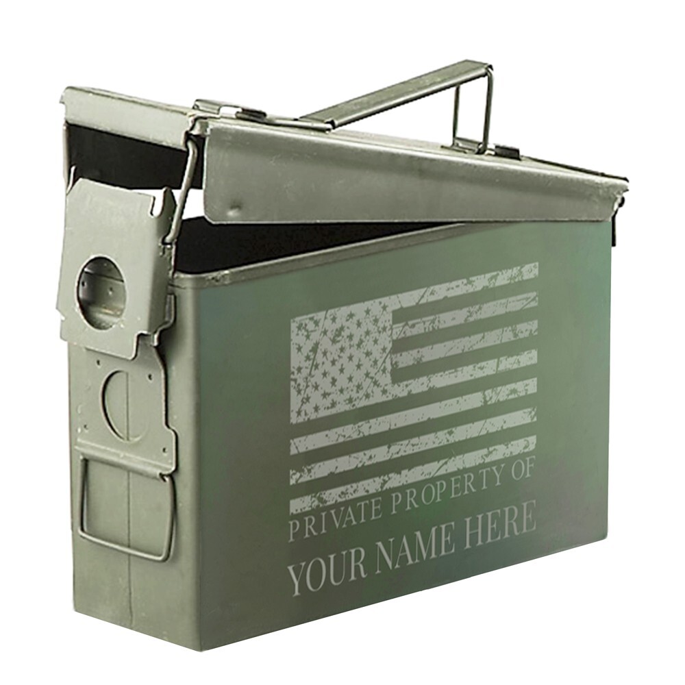 Custom Laser Engraved 30 Cal Ammo Can "Private Property of [YOUR NAME ...