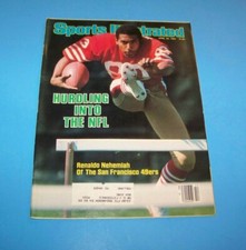 Sports Illustrated San Francisco 49ers Renaldo Nehemiah / Horse Racing 1982