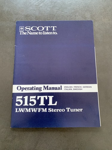 Manuel D’utilisation Tuner