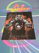 Powerhouse Will Hobbs AEW Legend Signed Artwork Picture