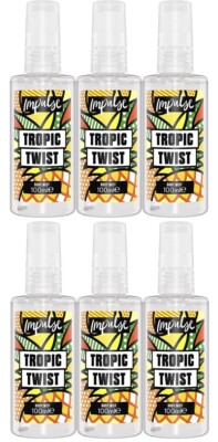 6 x 100ml Impulse Body Mist - Tropic Twist
