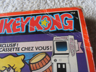 Jeu Atari 2600 Donkey Kong - Version PAL/Secam, Boîte D'origine Et Notice
