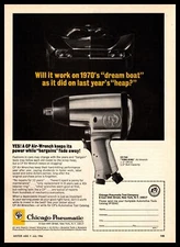 1966 Chicago Pneumatic New York CP-740 "Tork-King" Air Wrench Vintage Print Ad