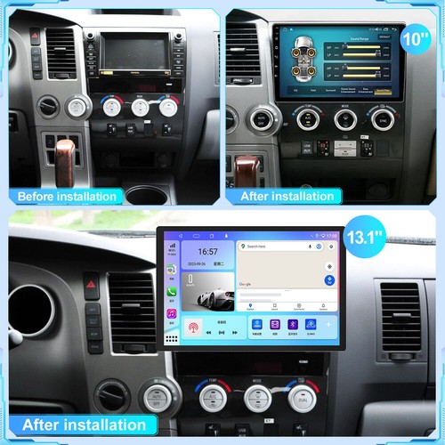 13.1'' Carplay Car Stereo Radio For Toyota Tundra 2007-2013/Sequoia Navi QLED - Picture 4 of 23