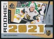 2021-22 SP Game Used Rookie Blends Relic #RB-JL Jake Leschyshyn RC 133/150 Vegas