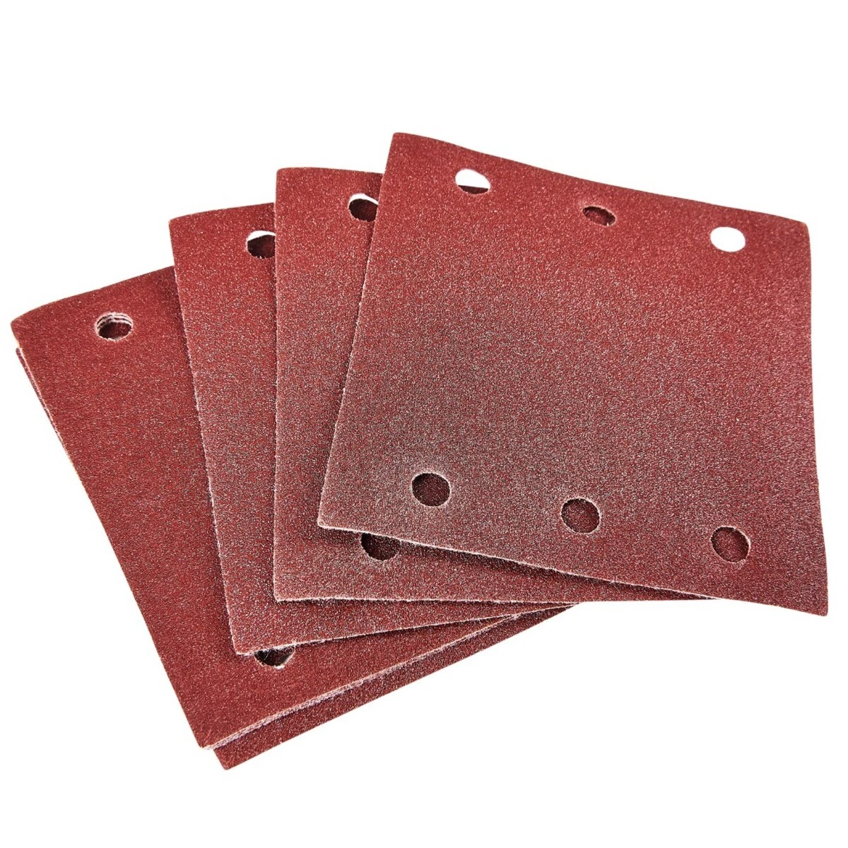 20x SQUARE SANDING SHEETS 120 GRIT Perforated Vented Hook Loop