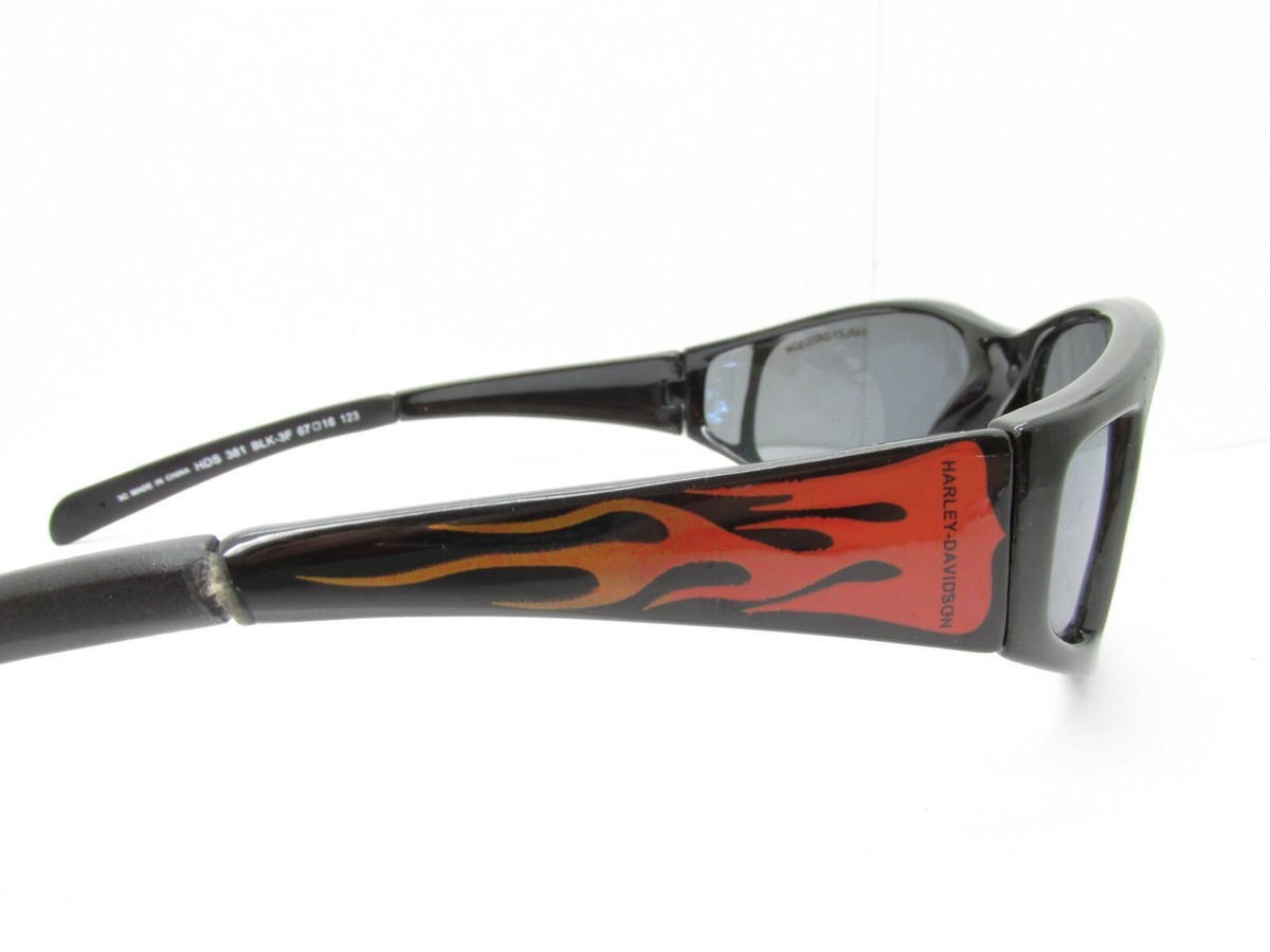 HARLEY DAVIDSON HDS 381 BLK-3F SPORT WRAP SUNGLASSES black HARLEY DAVIDSON HDS 381 BLK-3F SPORT WRAP SUNGLASSES black