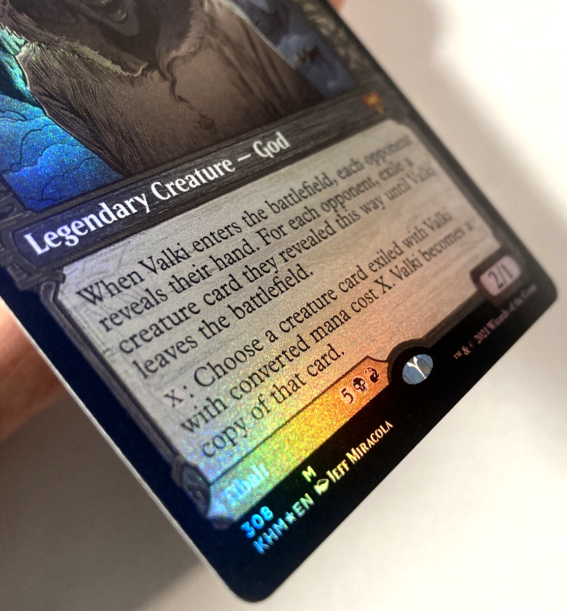 MTG Valki, God of Lies SHOWCASE FOIL Kaldheim 308 NM | eBay