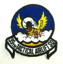 39th Tactical Airlift SQ Squadron Patch Winged Wagon 3 1/2" x 3 1/8"