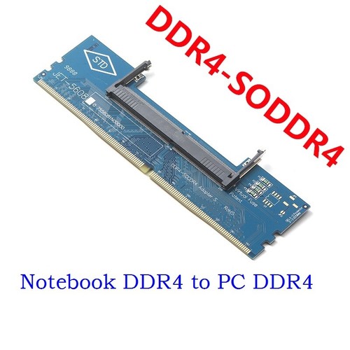 Laptop DDR4 RAM to Desktop Adapter Card Memory Tester SO DIMM to DDR4 Converter - Afbeelding 1 van 12