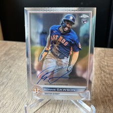 2022 Topps Chrome Rookie Auto #RA-RDA Ronnie Dawson - Houston Astros