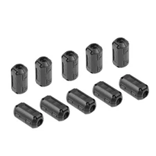 10pcs 9mm Ferrite Cores Ring Clip-On RFI EMI Noise Suppression Filter Cable Clip