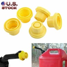 5  Replacement YELLOW SPOUT CAP Top For BLITZ Fuel GAS CAN 900302 900092 900094