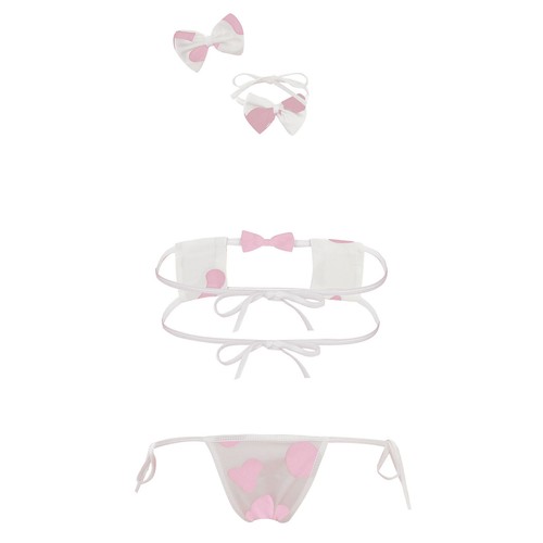 Mujeres Anime Lencería Set Cosplay Juego de rol Ropa de noche Elegante Estampado Lencería Set - Imagen 22 de 70
