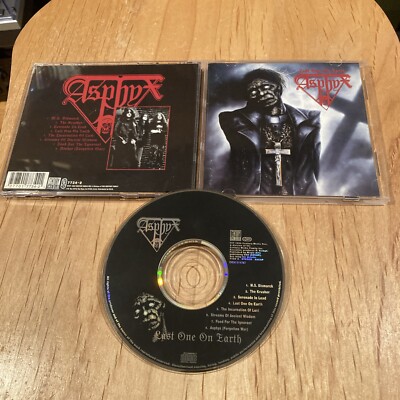 Asphyx    Last One On Earth CD 1st US press autopsy bolt thrower obituary grave