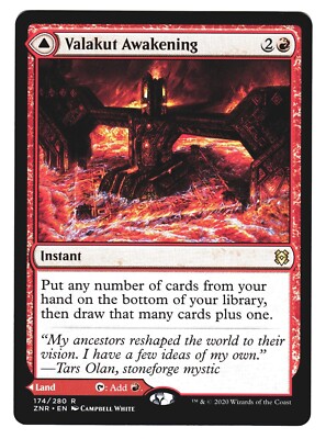Magic The Gathering Zendikar Rising ZNR 2020 #174 Valakut Awakening NM x1 LOT5