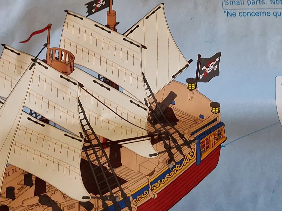 Playmobil Pirate Ship 4290 Instructions Only