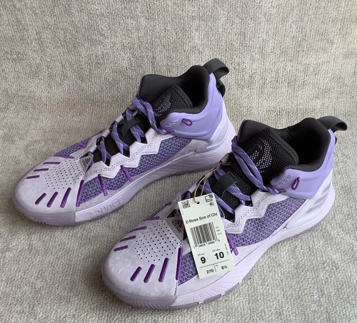 Nuove scarpe da basket viola Adidas D Rose ""Son of Chi"" USA taglia 9 GX2933 - Foto 2 di 6