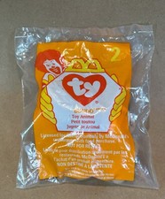 McDonalds TY Beanie Babies Bongo the Monkey 2 1998 New In Package Toy Plush