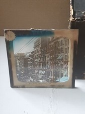 Antique, Glass Lantern Slide, Broadway New York (GS.5.)(37)