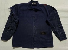 Westex Fr-7A Flame Resistant Shirt/Coat. Welding, Cutting. Size XL Used Distress