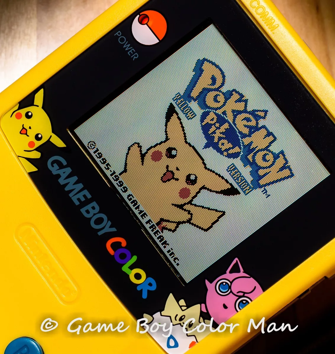 MINT Pokemon Pikachu GameBoy Advance System Yellow & Blue Nintendo GBA Game  boy 45496712877