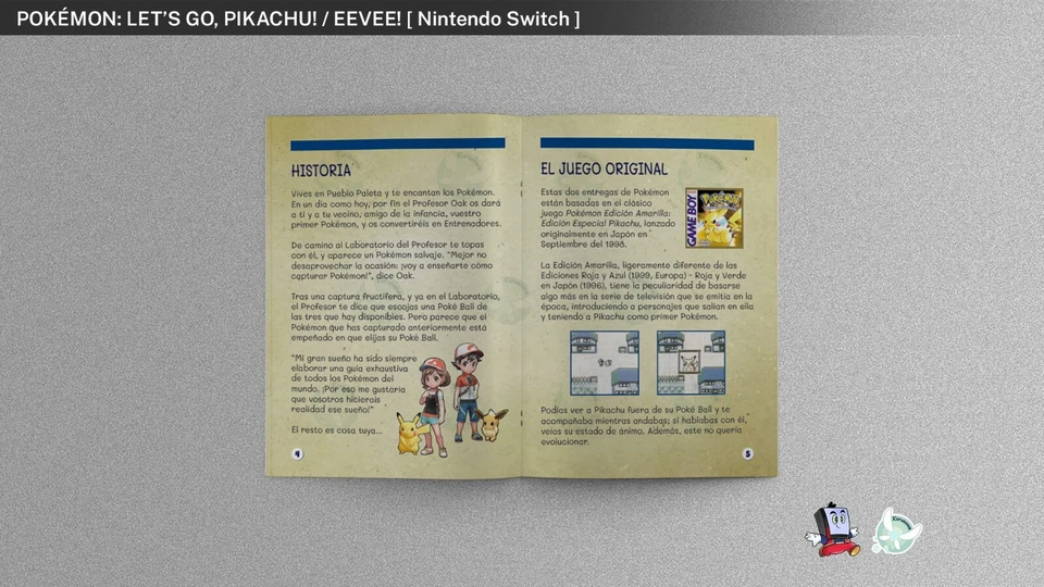 MANUAL POKEMON LET'S GO PIKACHU EEVEE (Switch) (Textos en Español) (32 páginas) - Imagen 3 de 4
