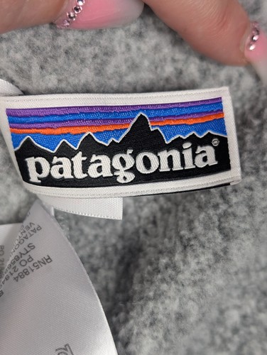 Patagonia Better Sweater Coat Girls Size XL 14 Birch White Gray W Pockets Teen - Picture 21 of 24
