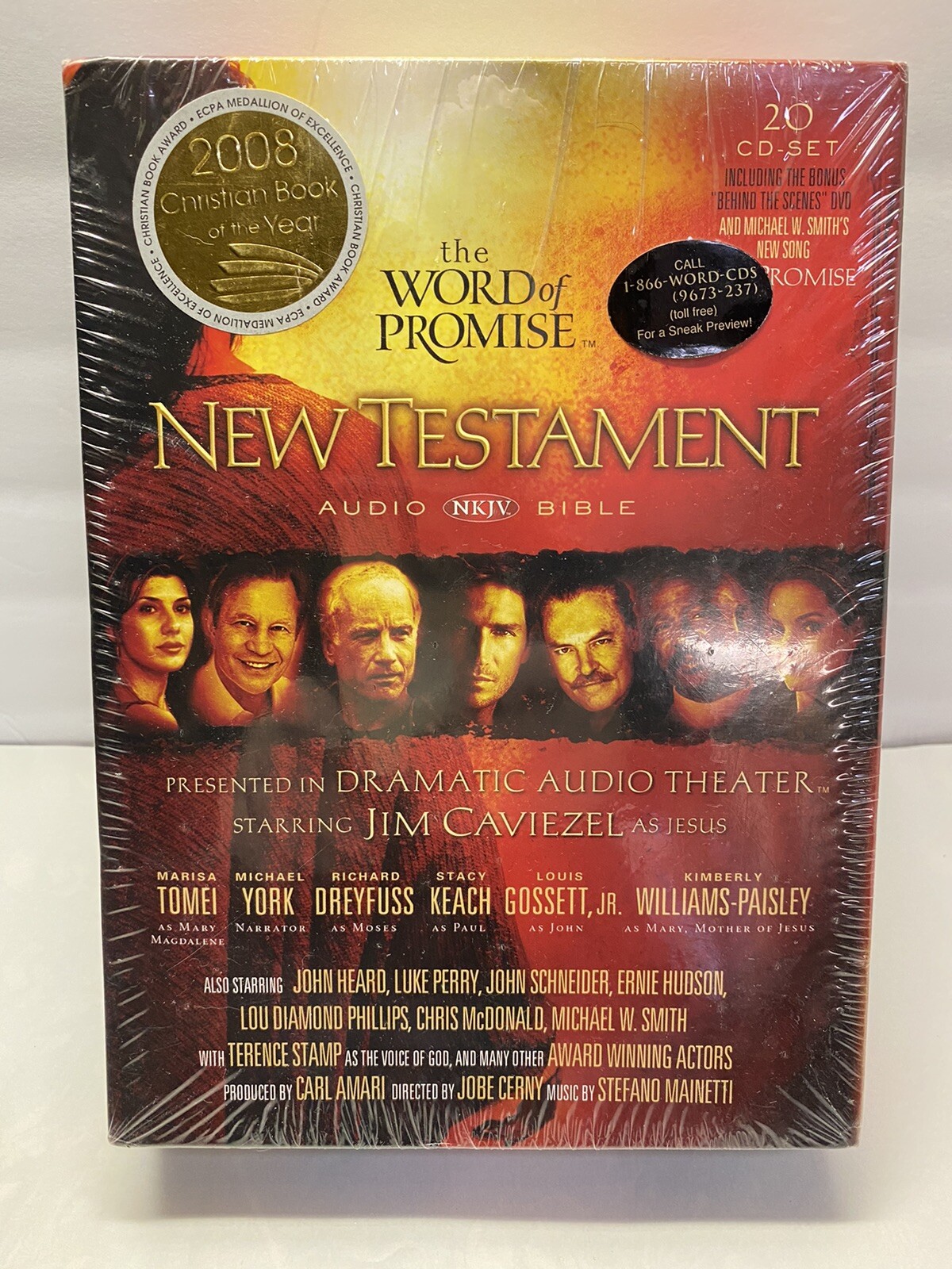 NEW Sealed The Word of Promise New Testament NKJV Audio Bible 20 CD