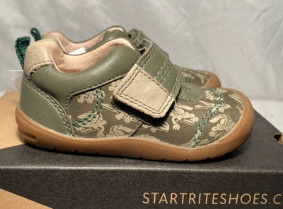 Startrite Boys Wild Khaki Green Leather  Shoe Size UK 4 F / EU 20