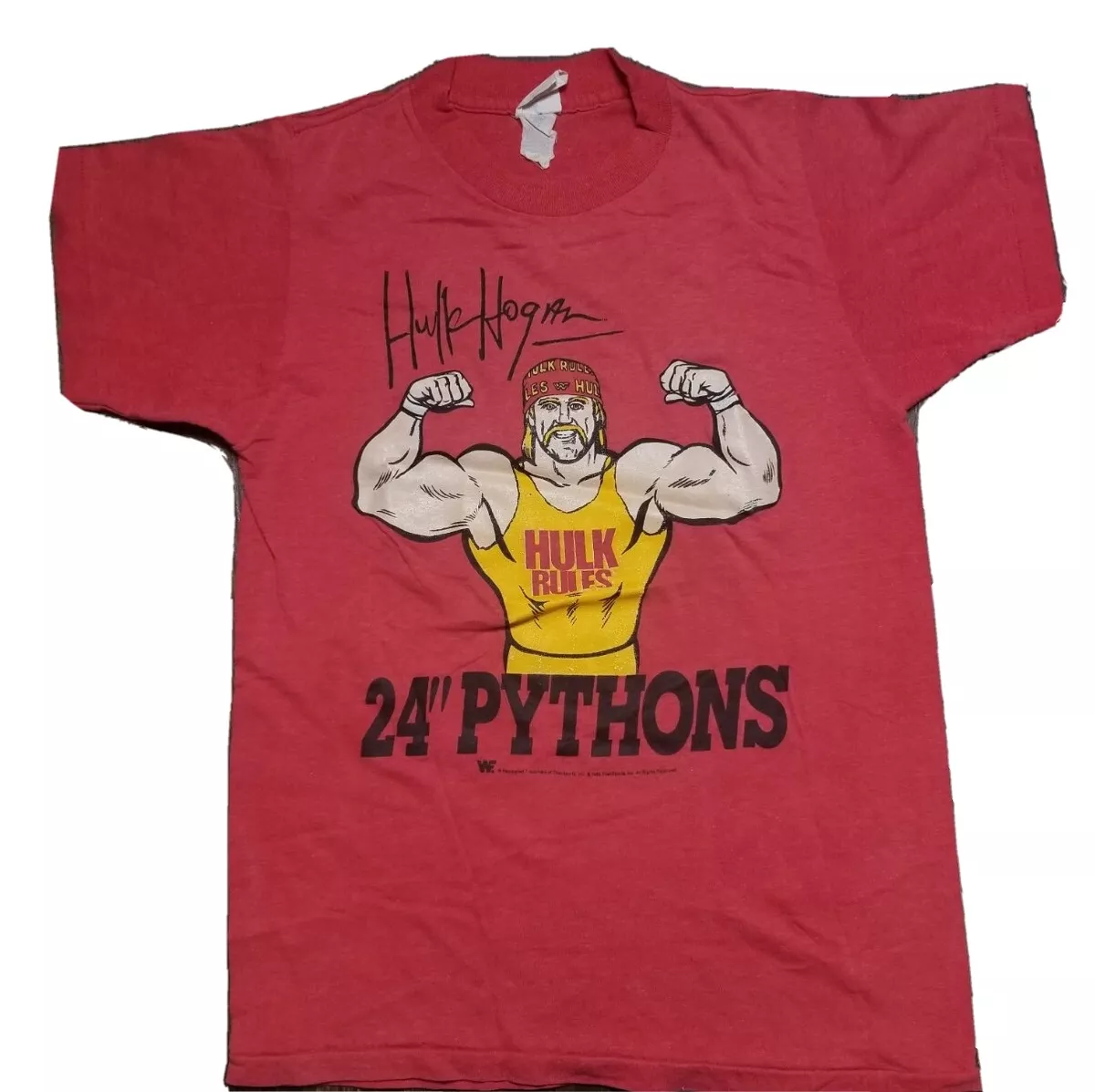 hulk hogan vintage t shirt