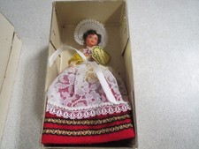 CA254 ANCIENNE POUPEE REGIONALE LE MINOR AVEC BOITE ISABELLE BOULOGNE SUR MER