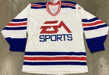 Vintage CCM Authentic Stitched “EA Sports” Hockey Jersey Size Medium CLEAN Rare!