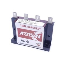 Artisan 438A-24-1 Time Delay Relay, 24VAC/DC, 1A, 0.1-30 Seconds Delay Range