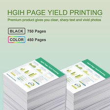 67XL Ink Cartridge for HP Ink 67 Deskjet 2700e 2852 2855e 4155e Envy 6055e 6455