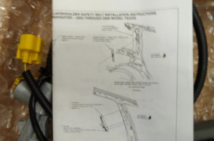 Lincoln Navigator 2003 Ford Expedition cinturón de seguridad hebilla derecha OEM 2L1Z-7861202AAB Foto 3 de 4