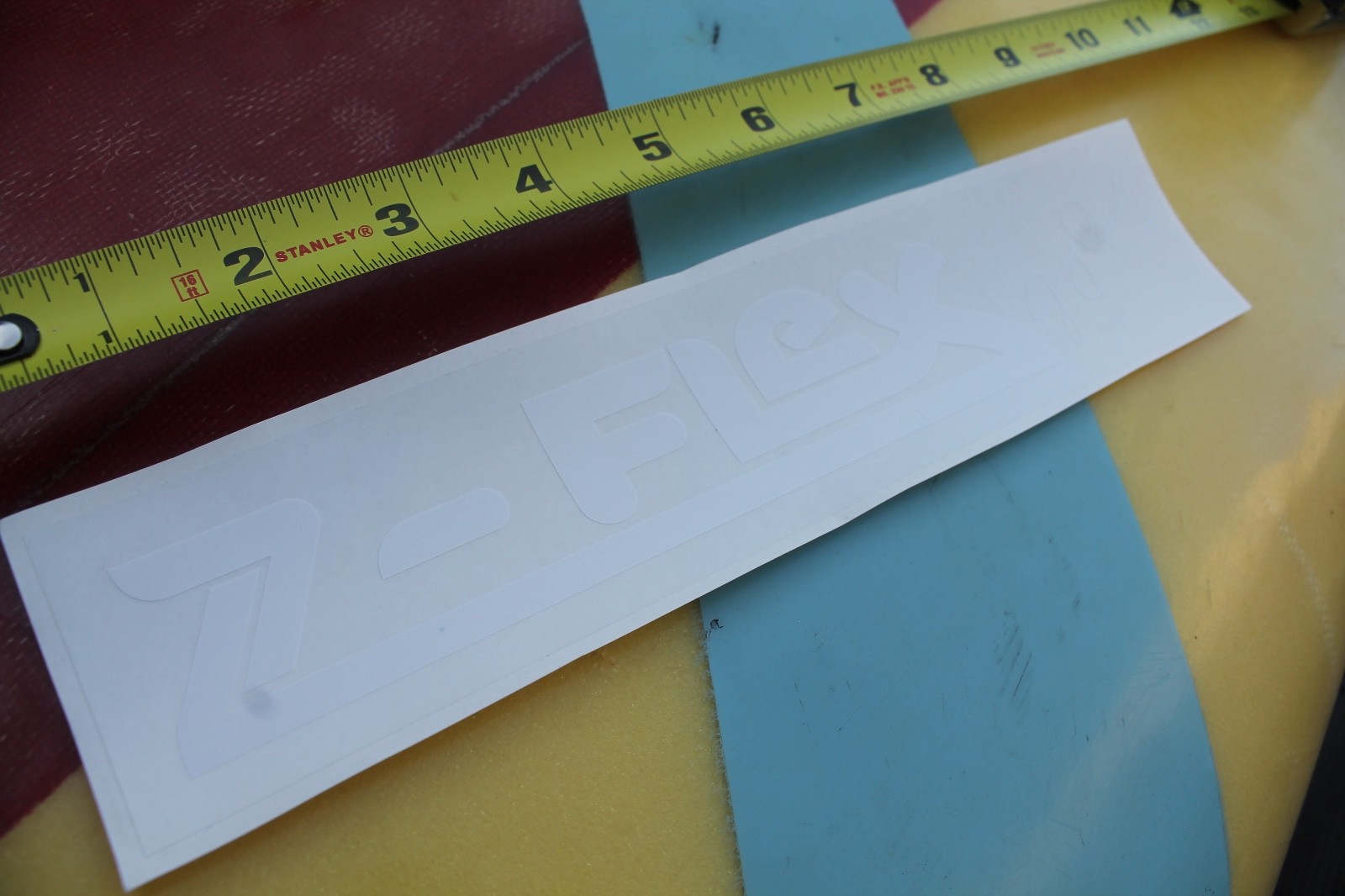 Z-Flex Skateboards Jimmy Plumer Dogtown Zephyr Z-Boy Clear Skateboarding STICKER