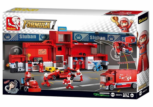 Sluban Racing Construction Set - Formula 1 Station - M38-B0375 - 557 Pcs - New / - Picture 6 of 6