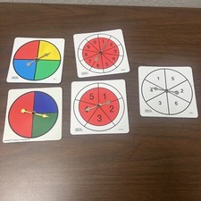 Lot Of 5 Spinners-ETA Cuisenaire - Assorted Patterns And Colors CUISENAIRE New