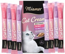 24x15 ml MIAMOR Cat Cream Nassfutter Malzsahn...