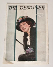 THE DESIGNER Magazine January 1914   Standard Fashion Company NY