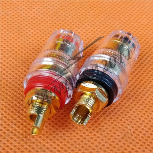 2pcs NEW Speaker Banana Amp Terminal Long Binding Post - Picture 2 of 6