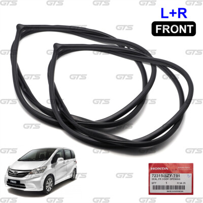For Honda Freed 2008 - 16 Front Pair Opening Door Rubber Weatherstrip Seal