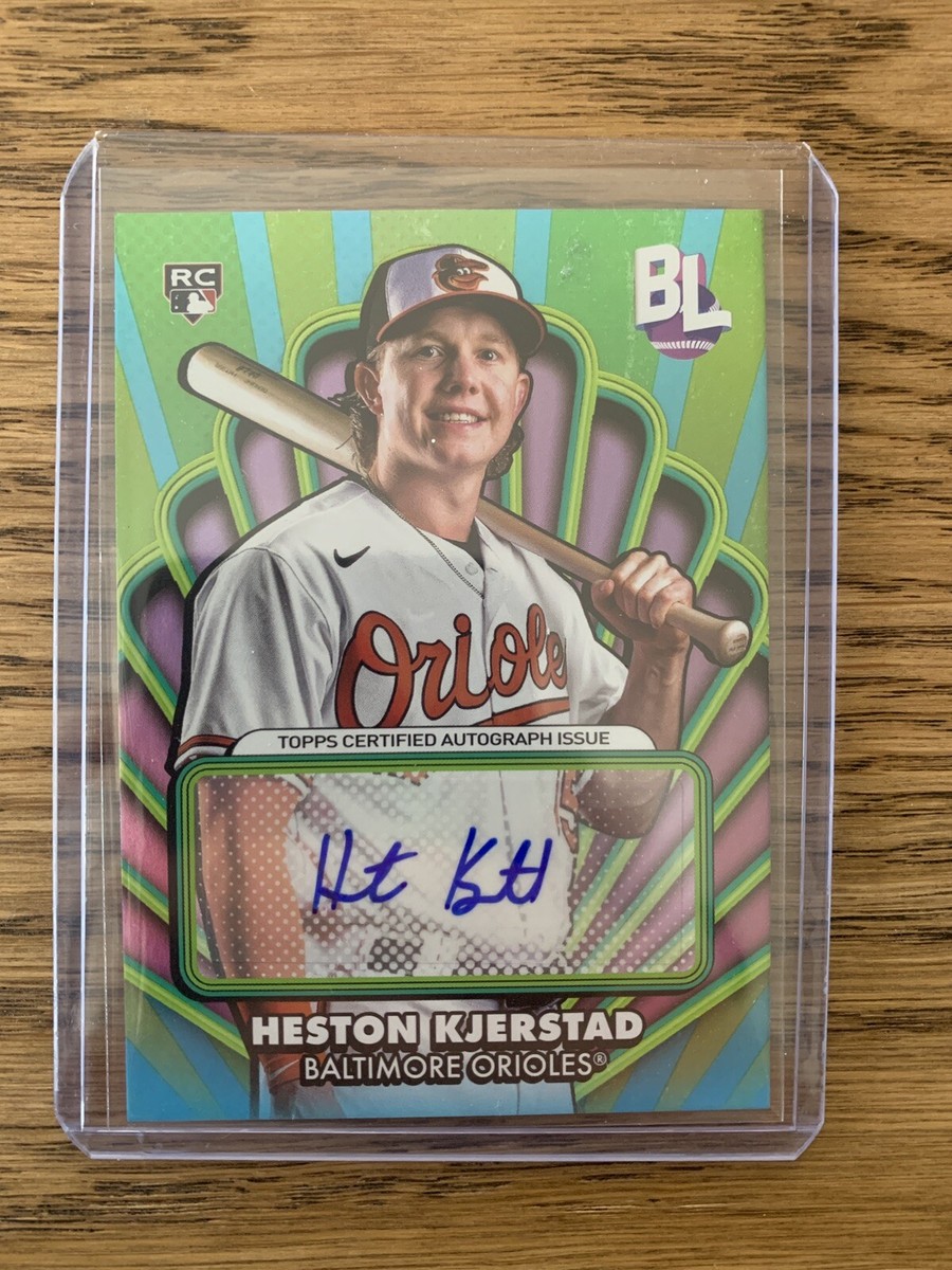 HESTON KJERSTAD 2024 Topps Big League Opening Act AUTOGRAPH 