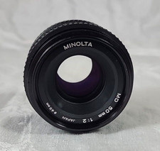 Minolta MD 50mm F2 F/2 49mm Lens - SUPER CLEAN