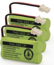 3 Pack BT183342 BT283342 Cordless Phone Battery, 2.4V 400mAh Ni-MH, Fits CS6709